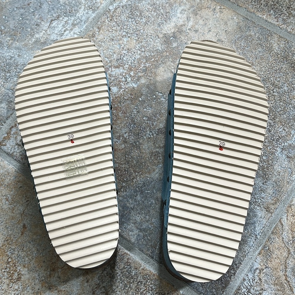 Free People x Intentionally Blank Rule Breaker Suede Platform Sandals Size 9 NIB - Picture 7 of 11